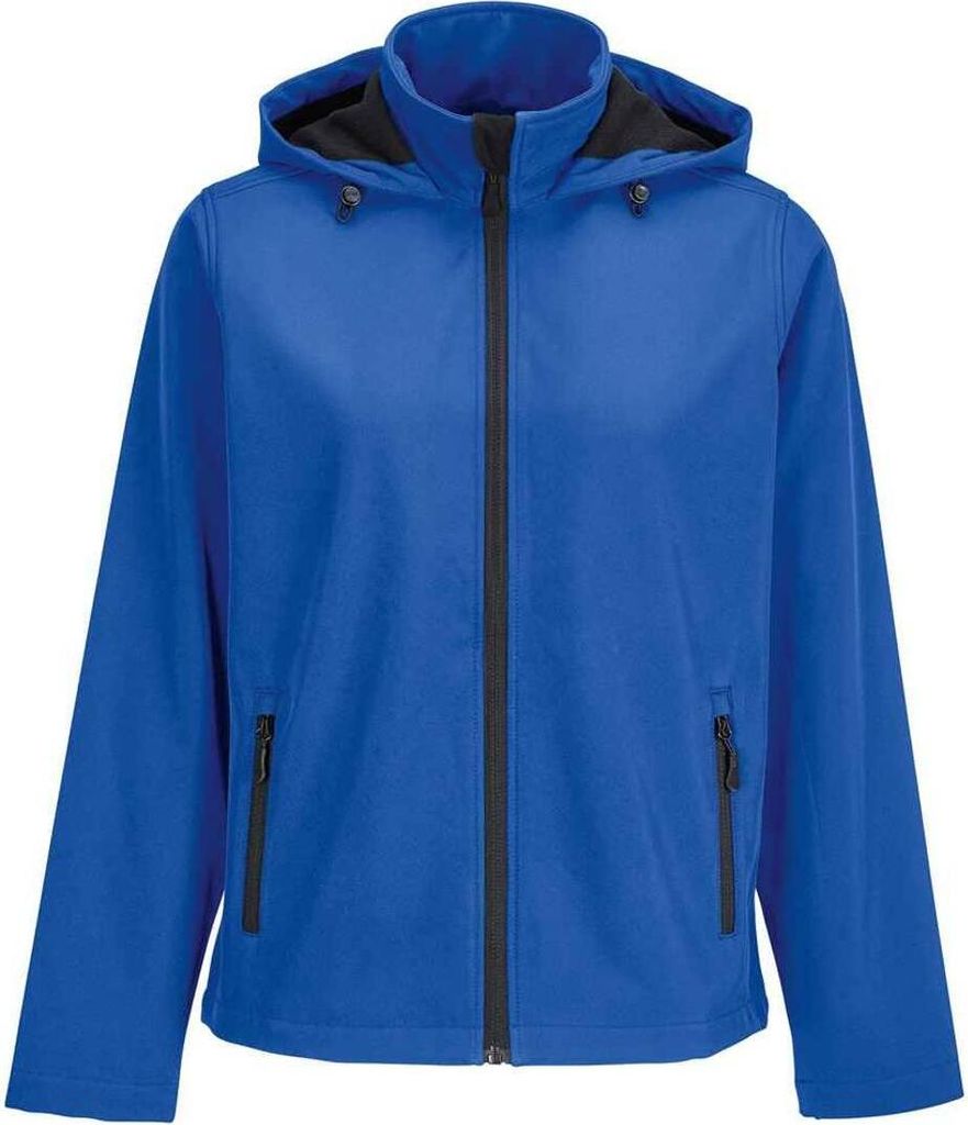 SOLS - "Race" Softshelljacke mit Kapuze für Damen PC7754 (3XL) (Königsblau)