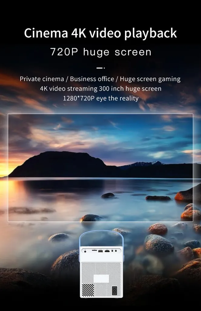Vidéoprojecteur Cinéma Maison CY402 Android - Idéal Streaming & Jeux - 8