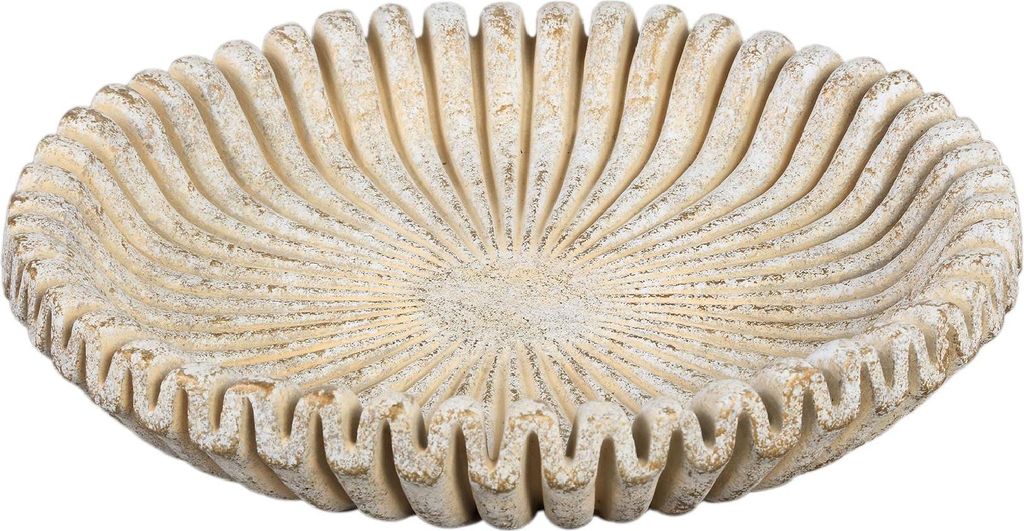 PTMD – Raffay-Tablett – Beige – 35 x 35 x 6 cm