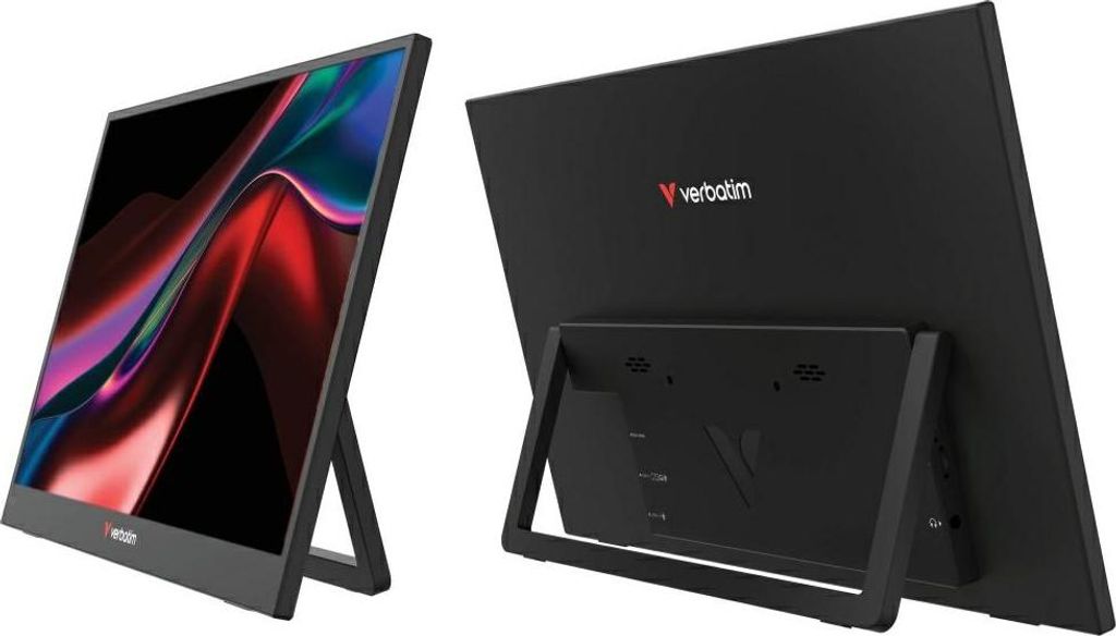 Verbatim Light 15.6" Fhd Tragbarer Monitor Schwarz 32401