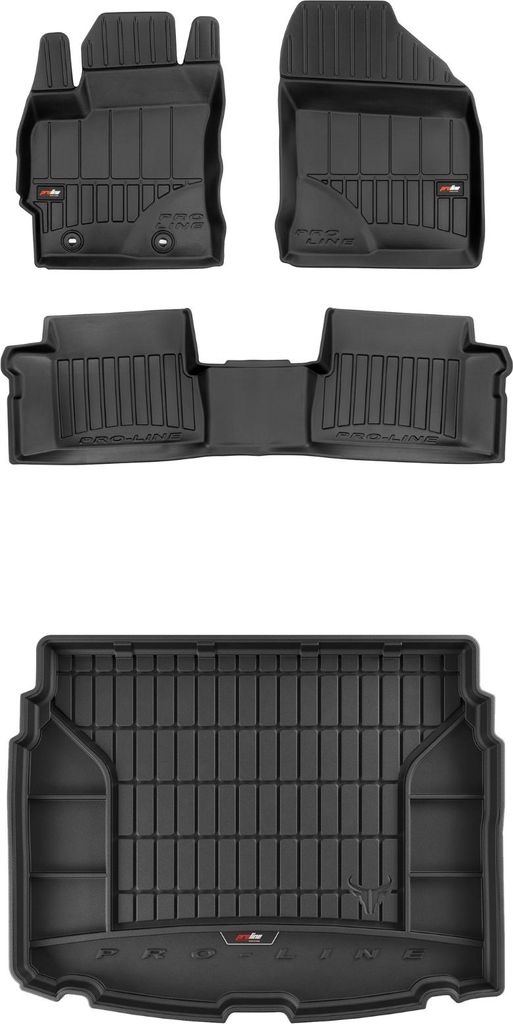 FROGUM 3D Gummimatten und Kofferraummatte für Toyota Auris II 2012-2018