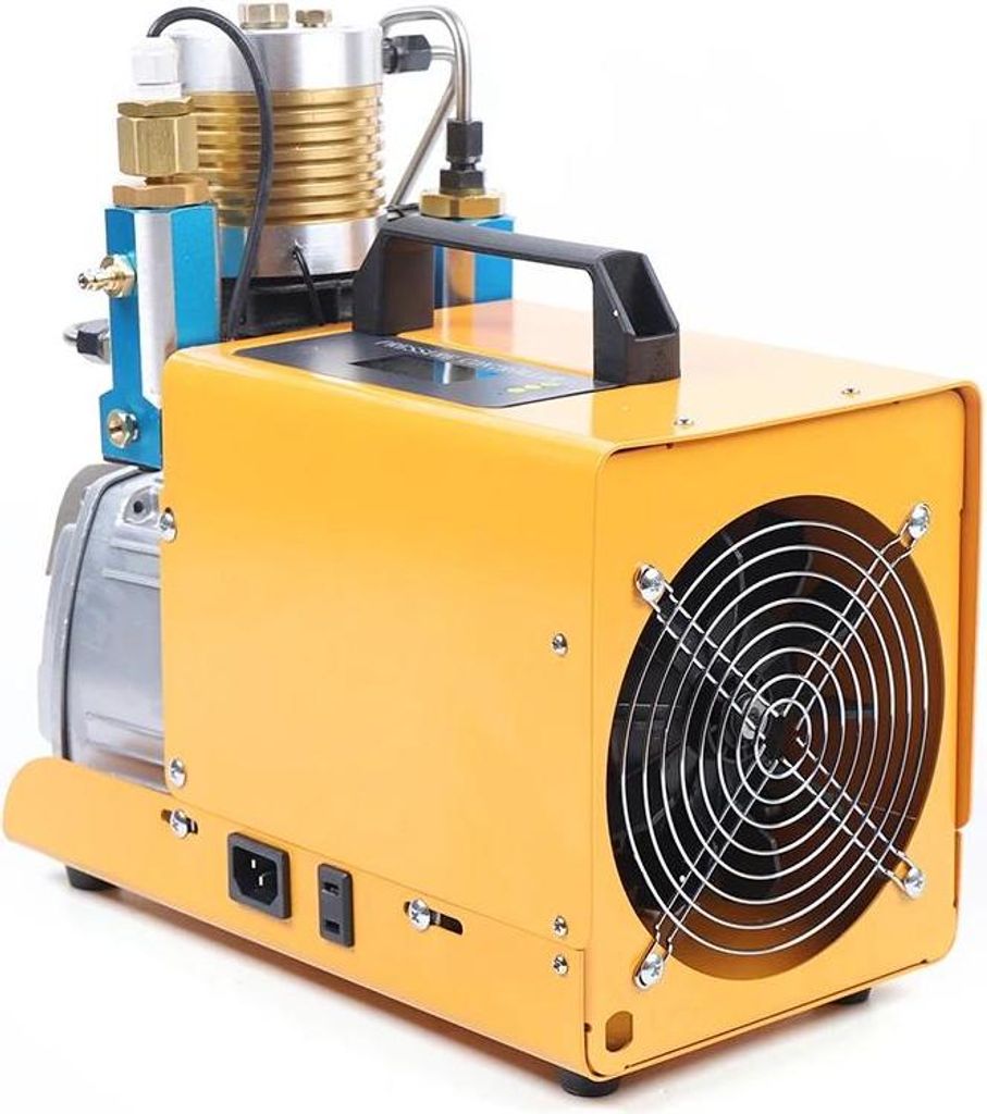 Tragbarer PCP-Luftkompressor - Hochdruckkompressor - Intelligente Drucksteuerung - 1,8 kW - 100 L/min - 220 V EU-Stecker - Öl-Wasser-Separator