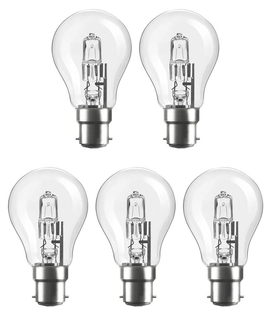 Modee B22 Halogen Lampe A55 28W 370lm 2700K Warmweiß Dimmbar 5 Stück