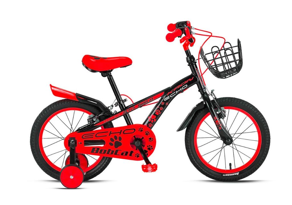 14 Zoll Kinderfahrrad Jungen Mädchen Fahrrad mit Stützräder Unisex Kinderrad Rot 