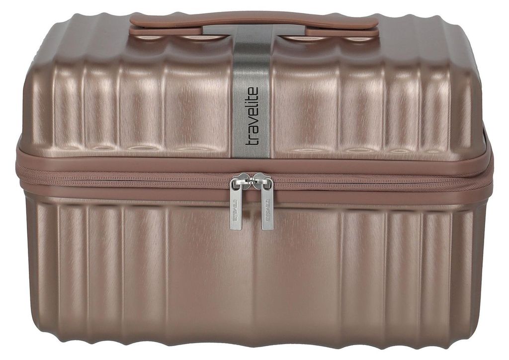 travelite beauty case Paros Beauty Case Cappuccino oud roze Productafbeelding 