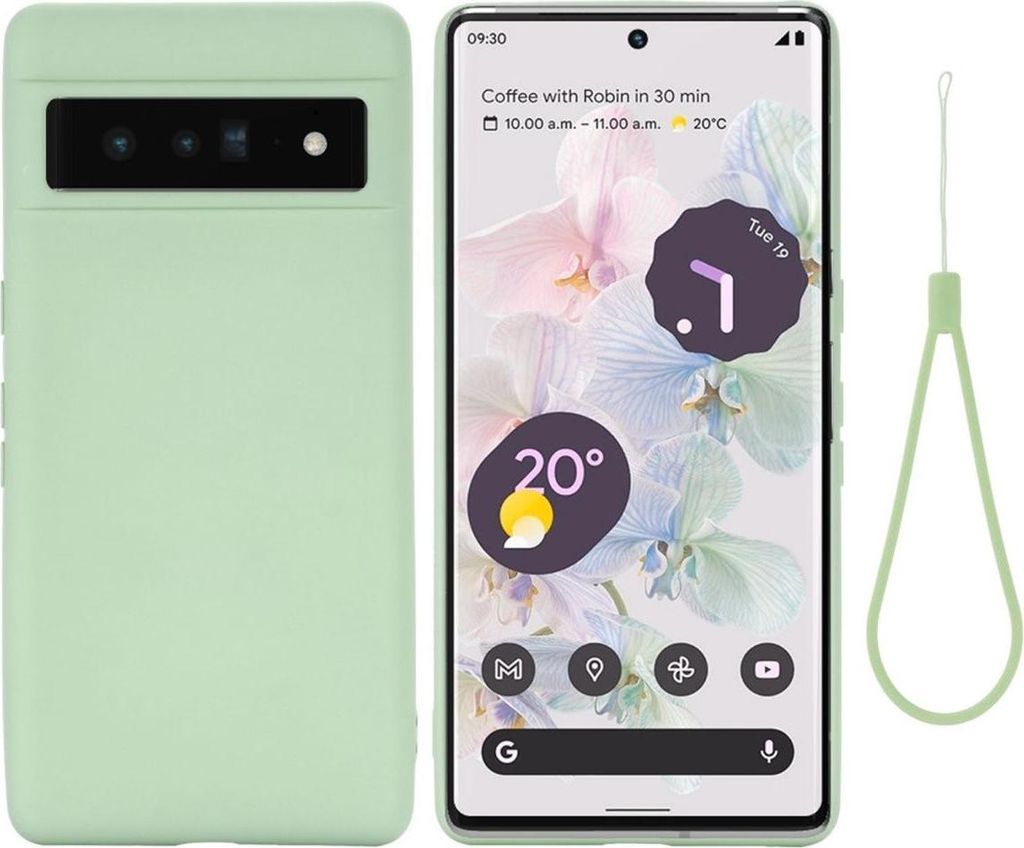 Hülle für Google Pixel 7 Handyhülle Silikon Case Bumper Handy Cover Matt