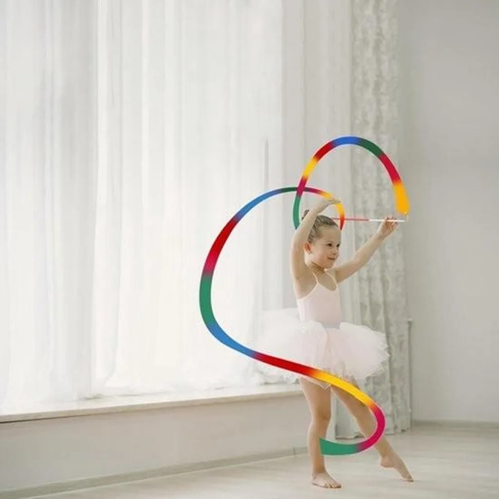 Rubans de danse pour concours de talents et fêtes d'enfants - Lot de 10 - 2
