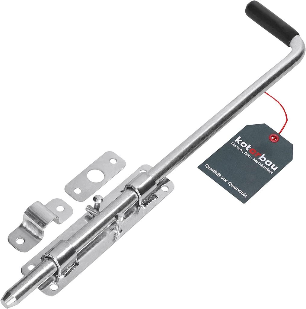 KOTARBAU® Chiavistello Per Porta Acciaio Zincato 42 cm Immagine del prodotto 