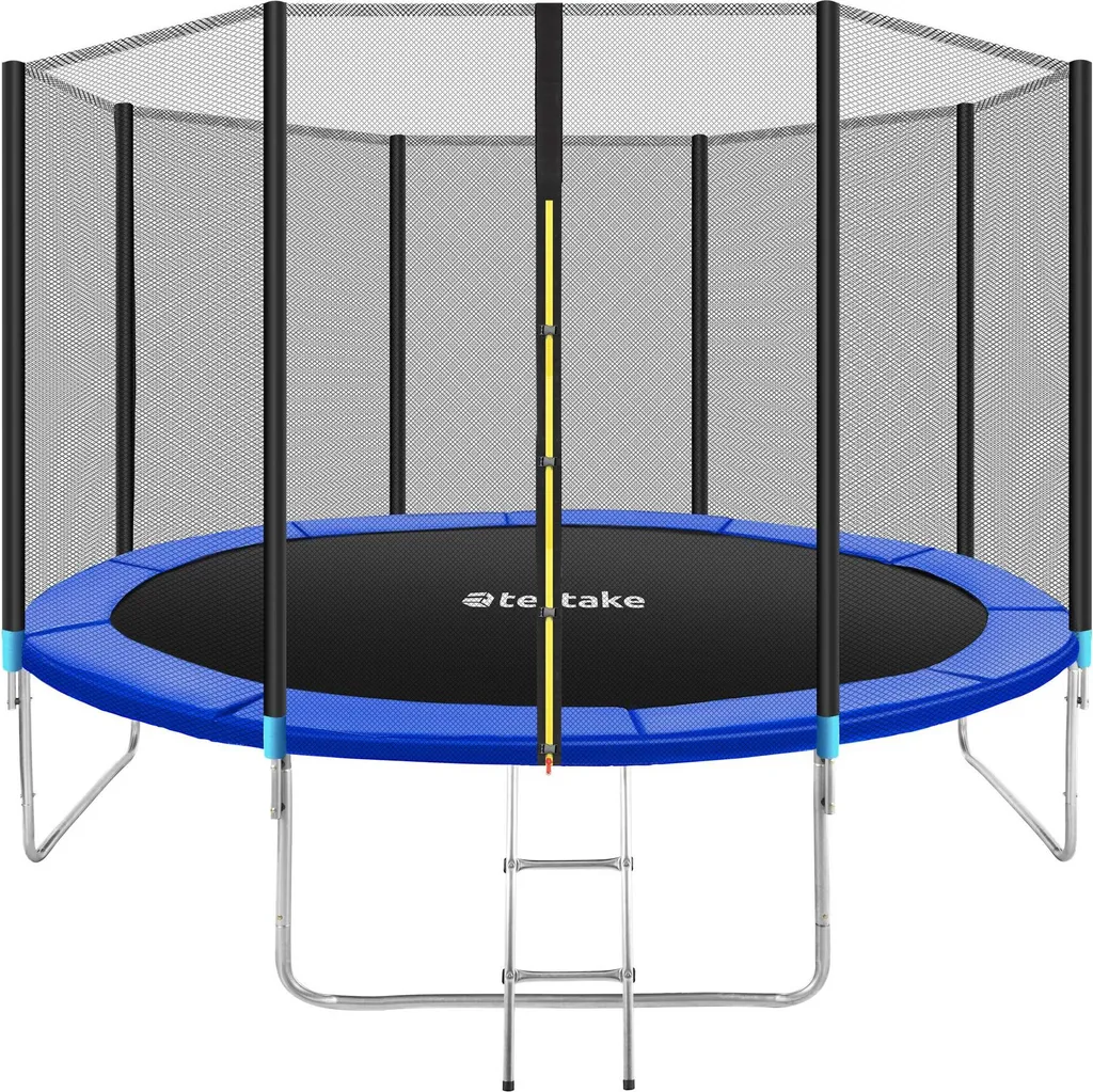 Trampoline 366 cm anti-rouille et ultra stable pour une sécurité totale