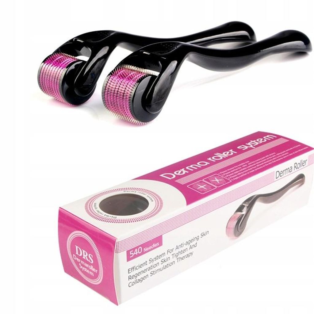 Derma Roller 0,5 mm, titánový mezoroller s 540 ihličkami na Obrázok produktu 