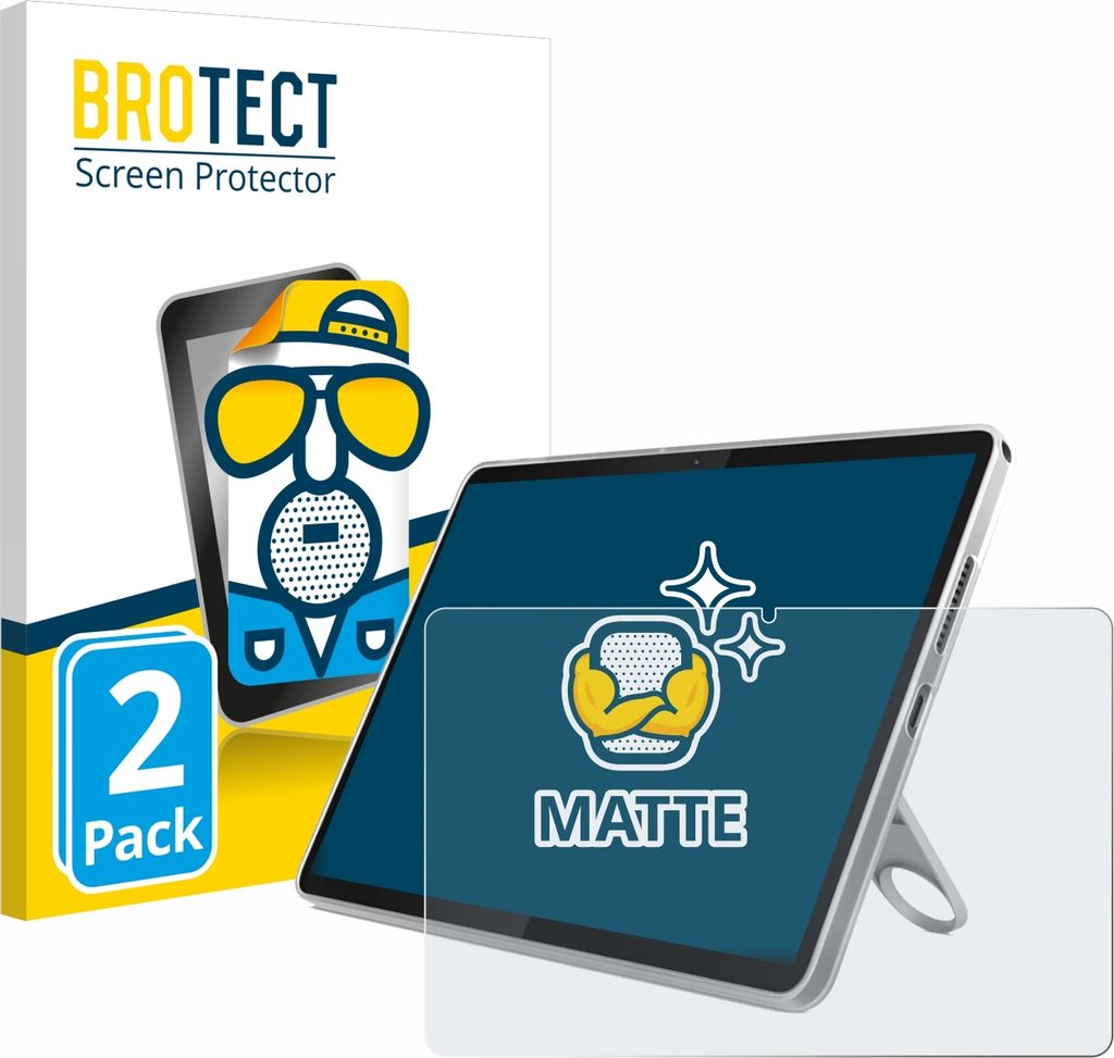 2x BROTECT Schutzfolie für Lenovo Tab 10.1" Displayschutz Displayschutzfolie Folie Matt Entspiegelungsfolie