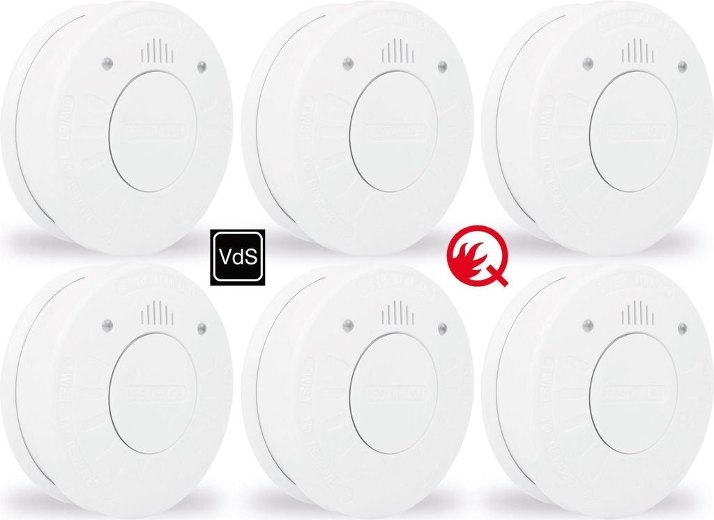 Détecteur de fumée Smartwares avec pile de 10 ans RM520 Image du produit 