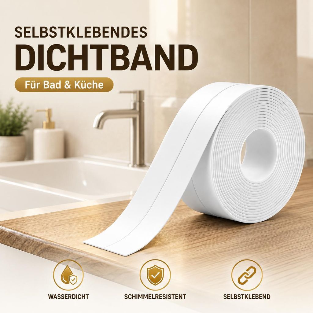 Selbstklebendes Dichtungsband aus PVC – Wasserdichtes Produktbild 