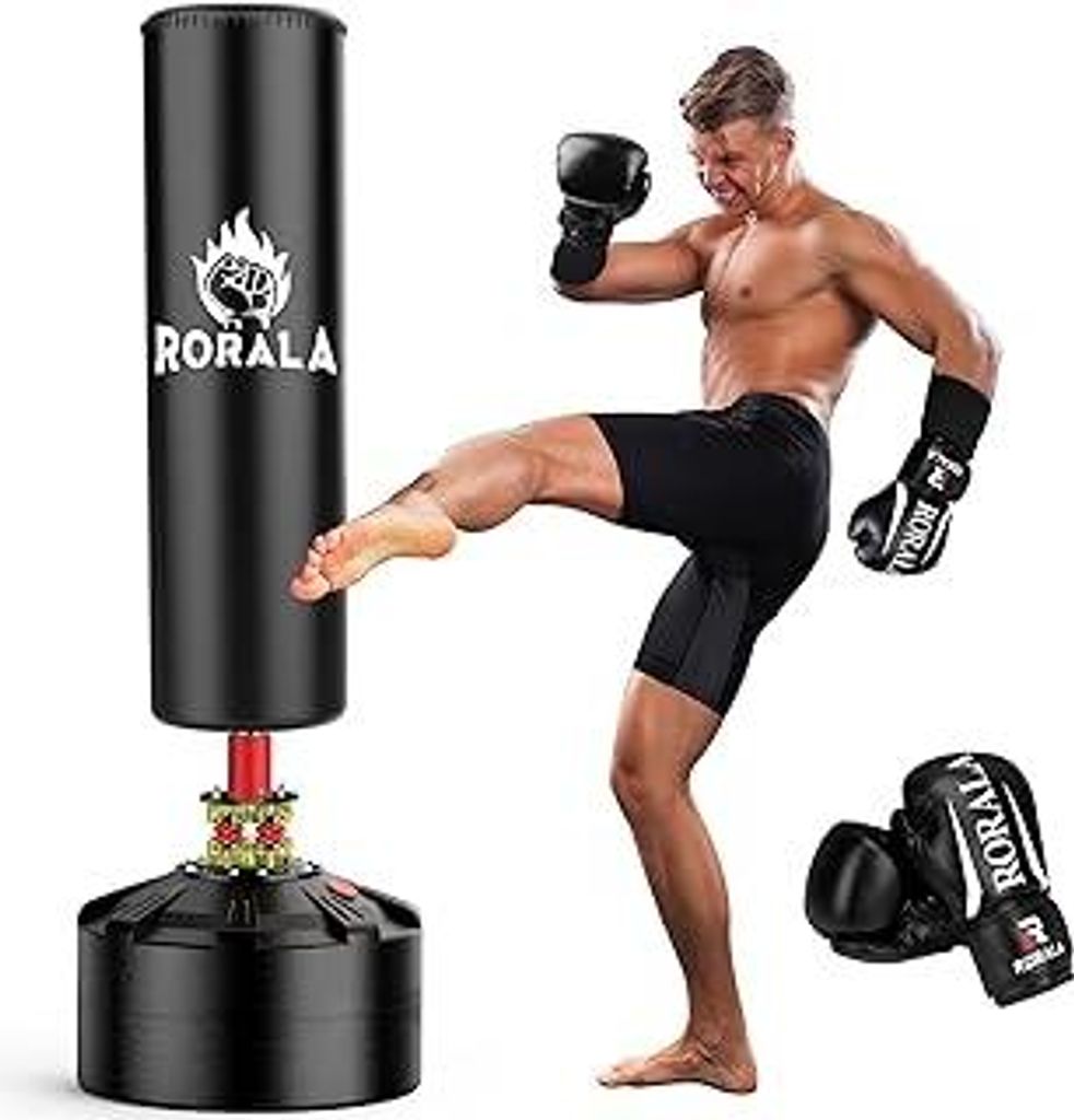 Boxsack für Erwachsene Freistehender Standboxsack MMA-Boxpartner Boxtrainer Schwergewicht Boxsack mit Saugnapf