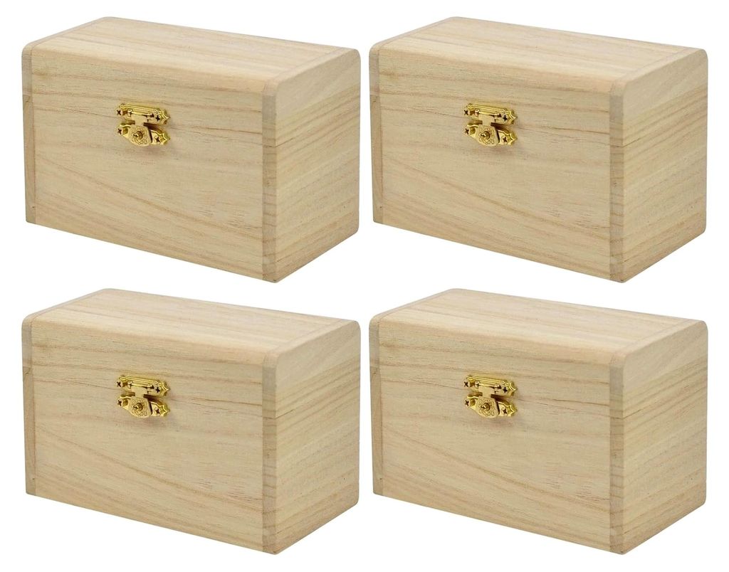 Schatzkiste, Schatztruhe, aus Holz, für Malerei