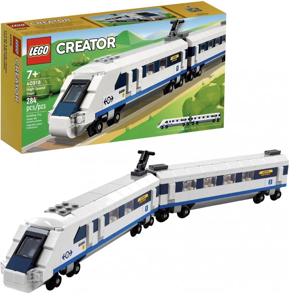Maquette de Train à grande vitesse LEGO 40518 pour circuit ferroviaire