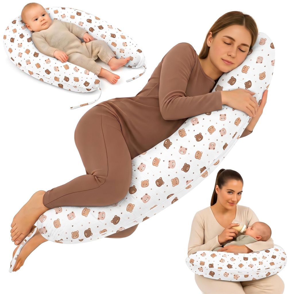 Stillkissen XXL 190 cm Schwangerschaftskissen Body Pillow Produktbild 