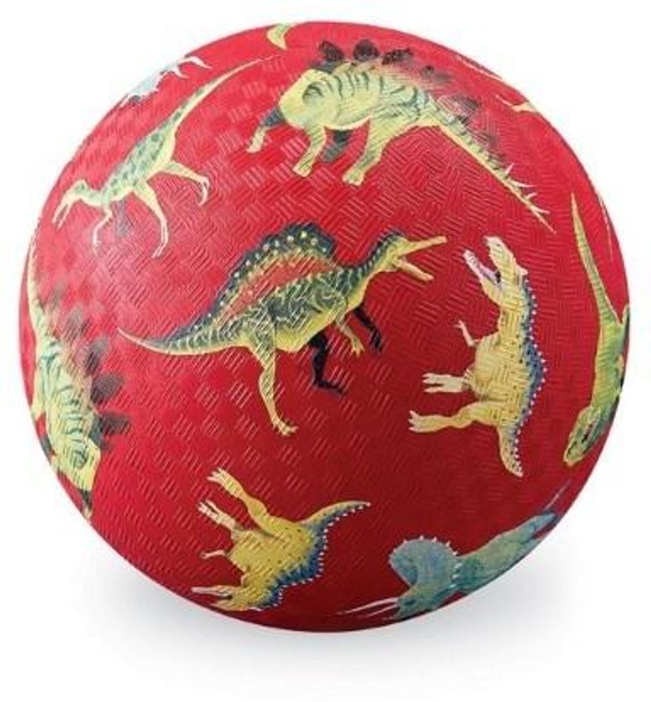 Crocodile Creek Spielball 18 cm Dinosaurier rot für Kinder
