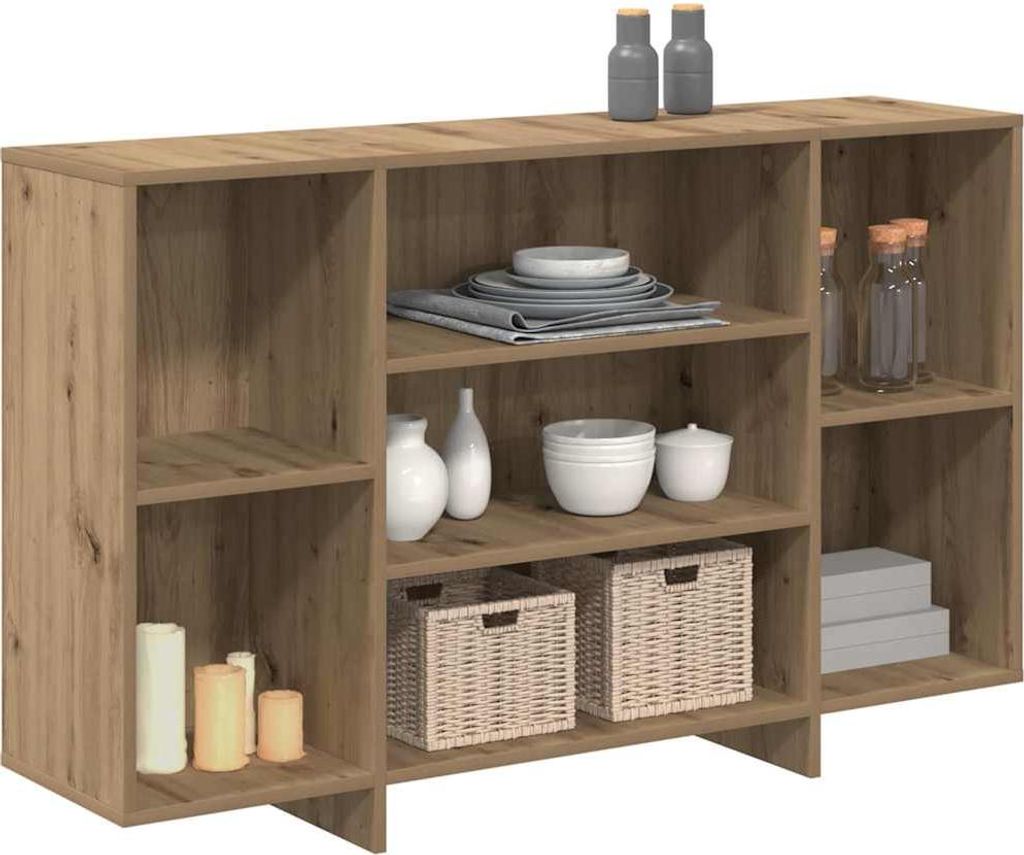 vidaXL Kredens dębowy Artisan 120 x 30 x 75 cm materiał Zdjęcie produktu 