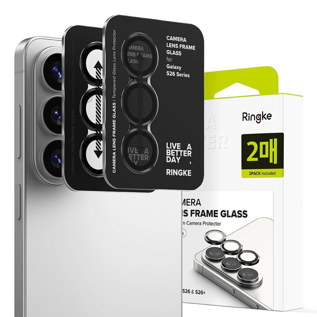 Ringke - Camera Lens Frame Glass (2 ks) ochranné sklo na Obrázok produktu 