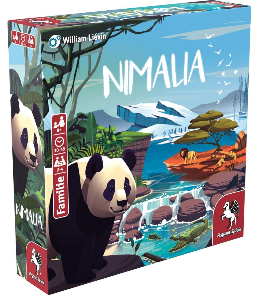 Pegasus Nimalia, Brettspiel, Genreübergreifend, 8 Jahr(e), 30 min, 45 min