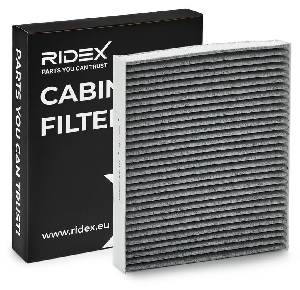 RIDEX 424I0026 Aktivkohle Innenraumfilter Pollenfilter für Produktbild 