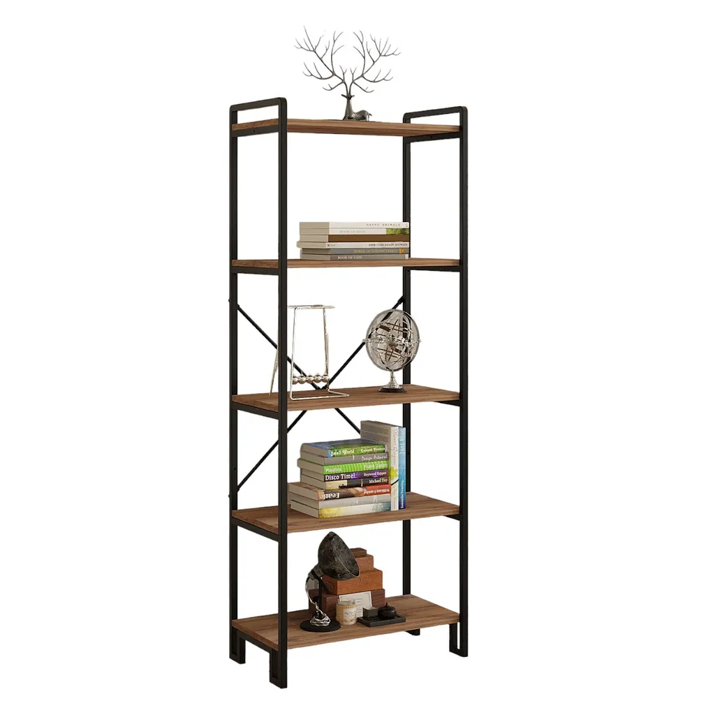 Bibliothèque Abel Robuste en Mélaminé : Solution de Rangement Pin - 2