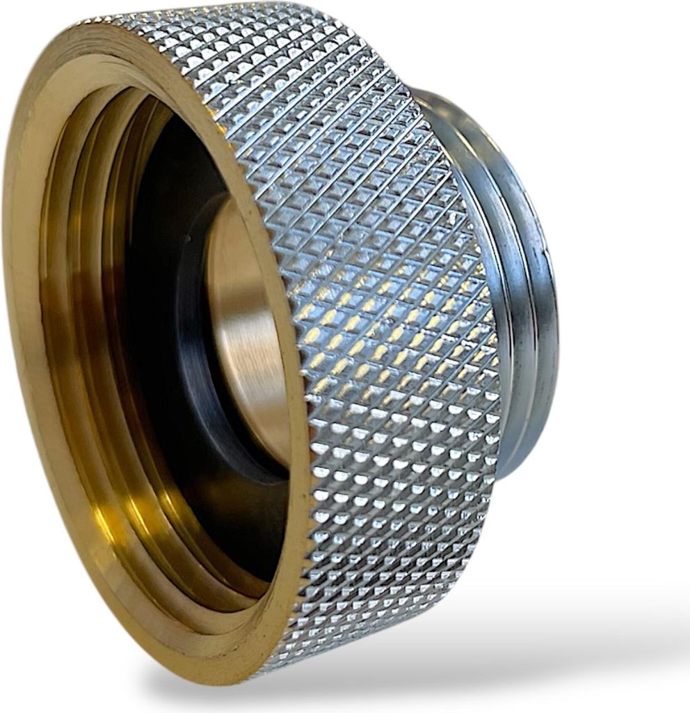 Adapter Übergangsstück Reduzierstück Messing verchromt 3/4" Produktbild 