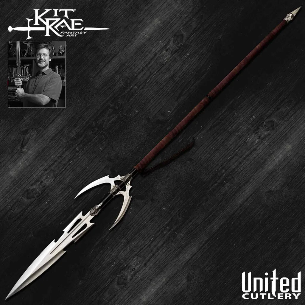 Lance Kit Rae Allaxdrow 177 cm avec Lames Gravées en Acier de Qualité - 2