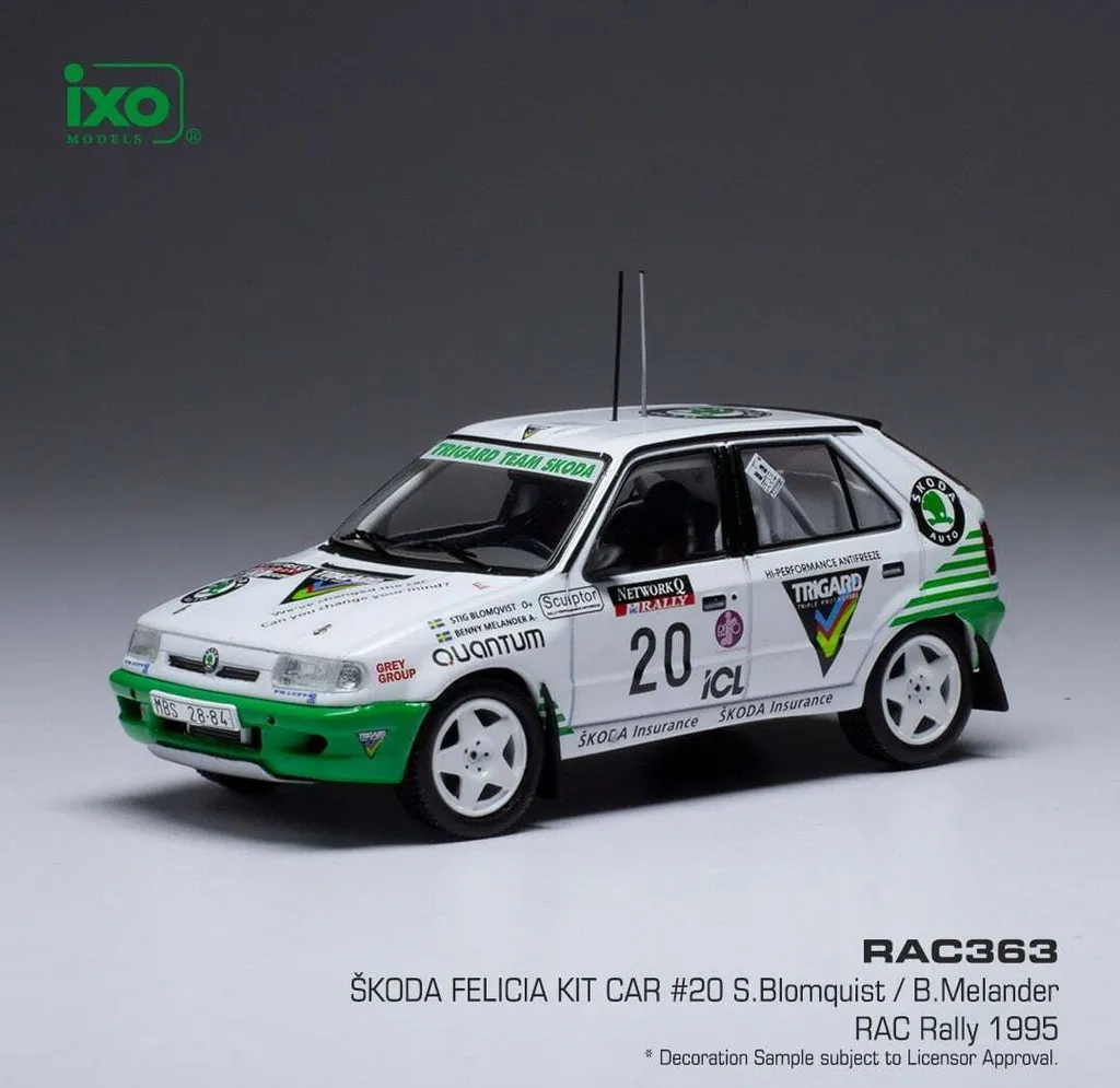 Collection Rallye 1995 : Škoda Felicia Kit Car Stig Blomqvist 1:43 IXO