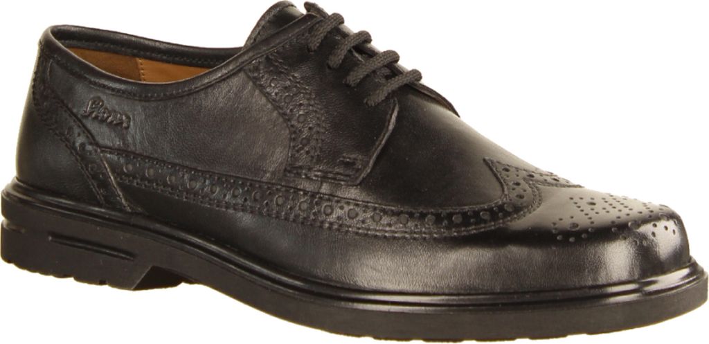 Sioux Pacco Black (schwarz) Schnürer, Herren, Leder, NEU, Produktbild 