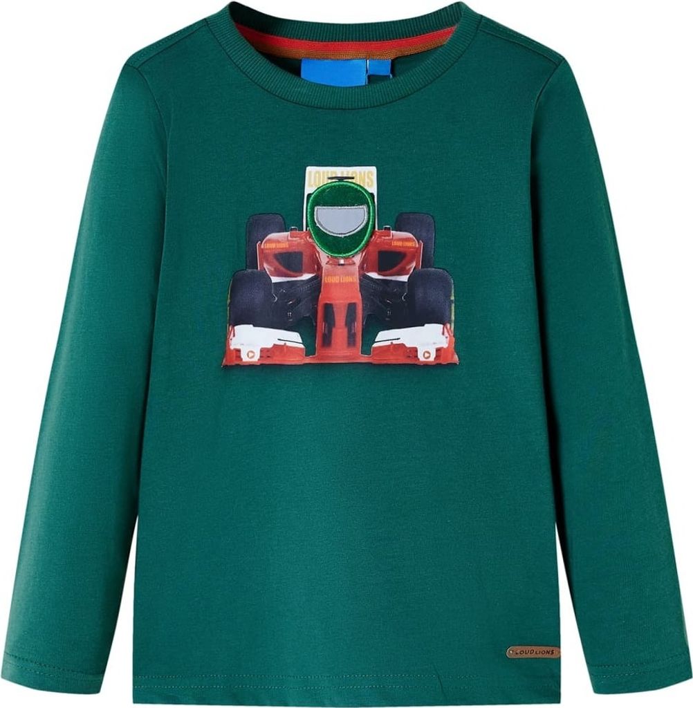 "2026 Aktion"Kinder-Langarmshirt - Modernes und langlebige - Grün 116 DE524914 - Arbeitshosen