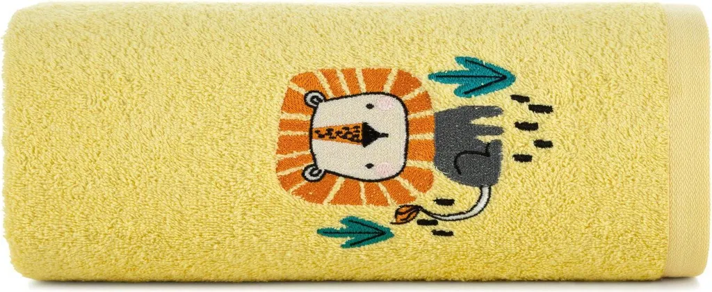 Idee Regalo: Asciugamano Baby69 Leone Giallo 50x90 Cotone 450g
