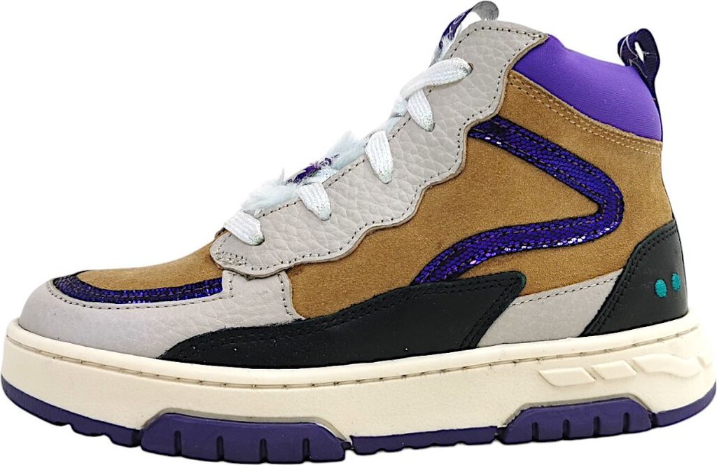 Braqeez Schnürstiefel Braun in Gr. 32