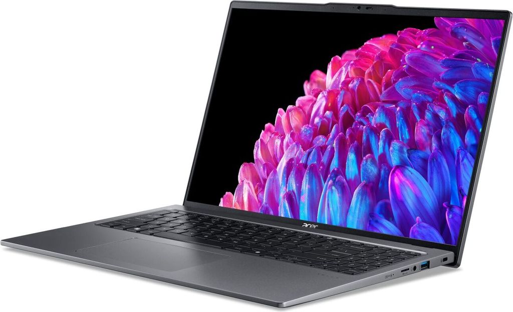 Acer Swift Go 16 SFG16-72 - 180°-Scharnierdesign - Intel Core Ultra 5 125U / 1.3 GHz - Win 11 Home - Intel Graphics - 16 GB RAM - 512 GB SSD - 40....