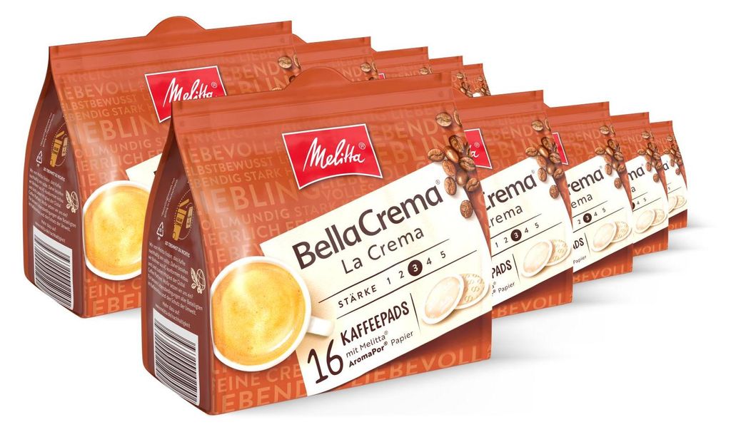 Melitta BellaCrema La Crema Pads, Kaffeepads für Produktbild 