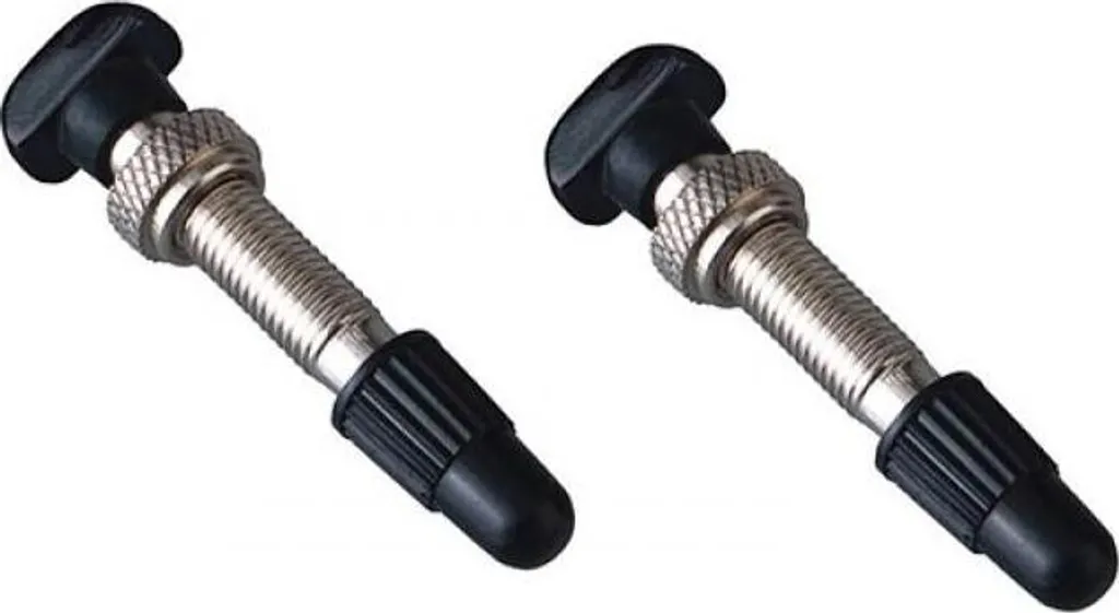 Valves Tubeless Spank noir - Solution étanche pour montage sans chambre