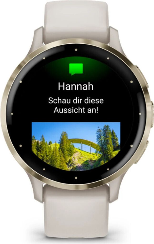 VENU 3S Elfenbein/Softgold Smartwatch Produktbild 10