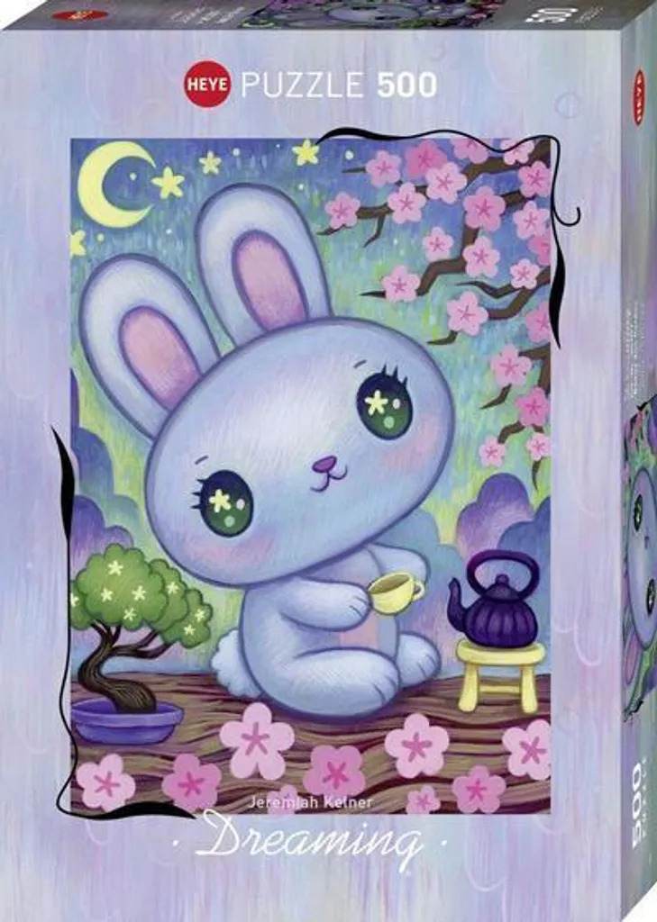 Puzzle 500 pièces Bunny Zen Garden pour apaiser l'esprit et se détendre