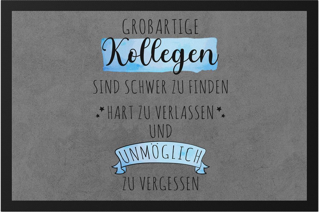 Großartige Kollegen Sind Schwer Zu Finden Fußmatte Danke Geschenk Hart Zu Vergessen