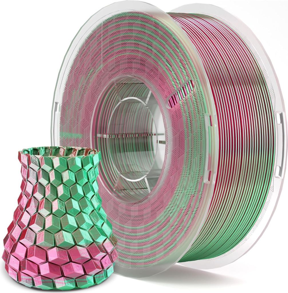 ELEGOO SILK PLA 1.75 1kg Silk Green Red Obrázek produktu 