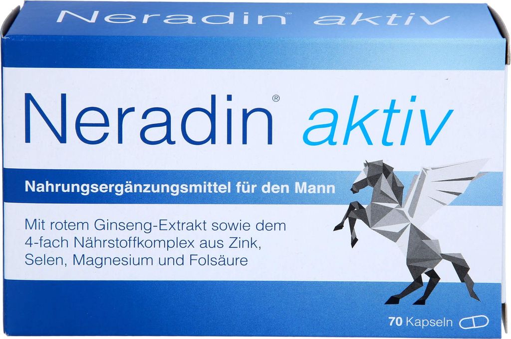Neradin aktiv Kapseln speziell für die Bedürfnisse des Mannes, 70 St. Kapseln
