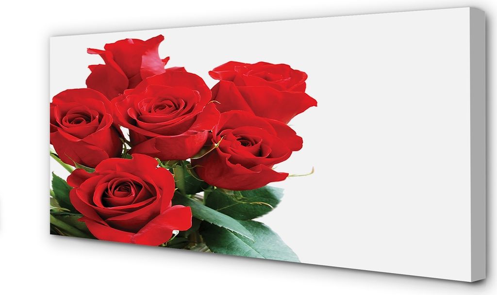 Leinwandbild 120x60 Wandkunst Rosenstrauß