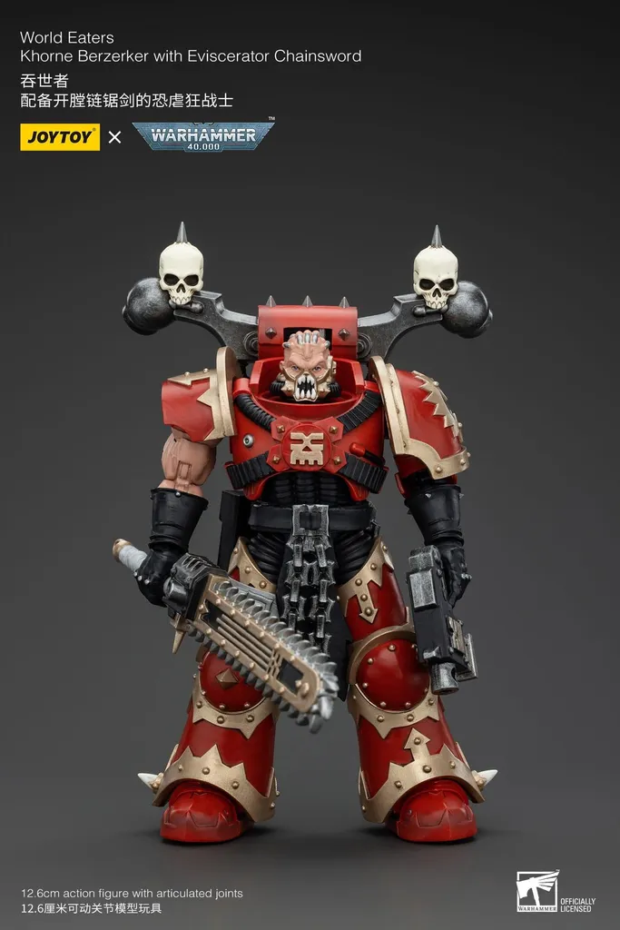 Figurine de Collection Warhammer 40k World Eaters 13cm par Joy Toy