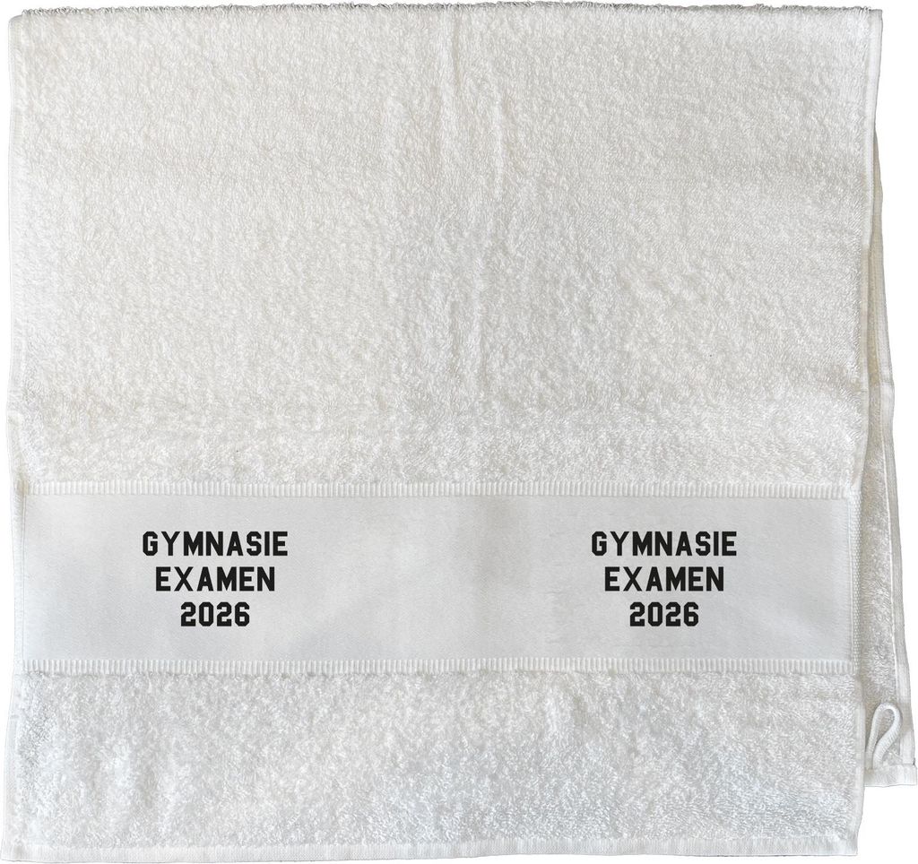 Huuraa Handtuch Gymnasieexamen 2026 Abschluss Schweden 50x100cm White Baumwolle Handtuch Geschenkidee