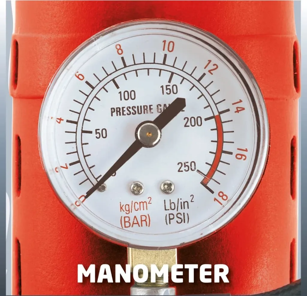 Mini Compressore Einhell CC-AC 12V 18 Bar per Auto e Moto - Originale - 6