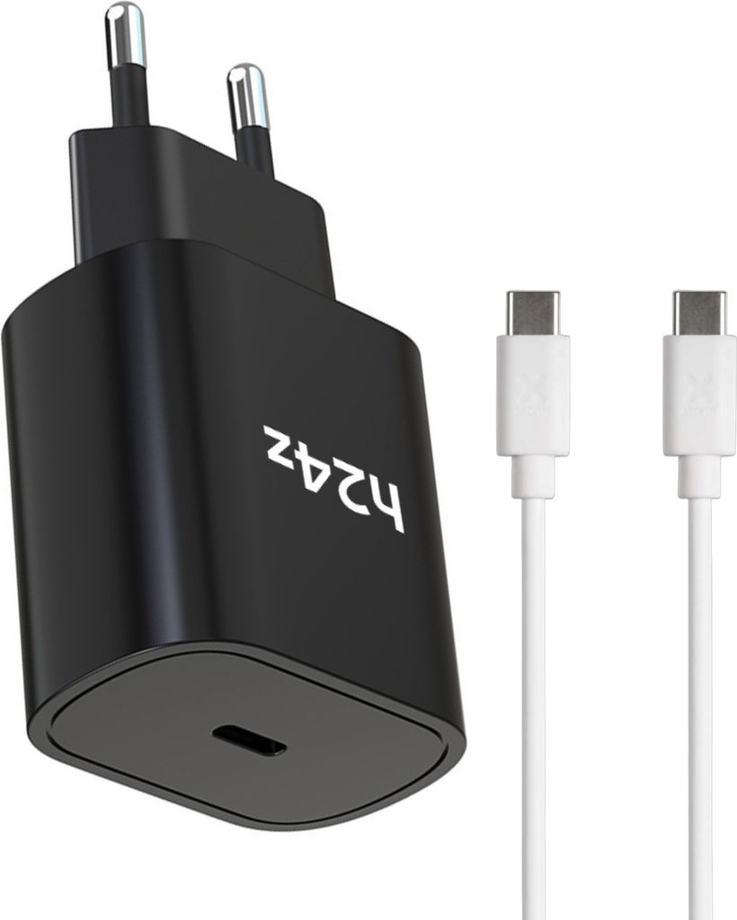 25W USB-C Schnellladegerät mit USB-C oder ios Ladekabel für Produktbild 