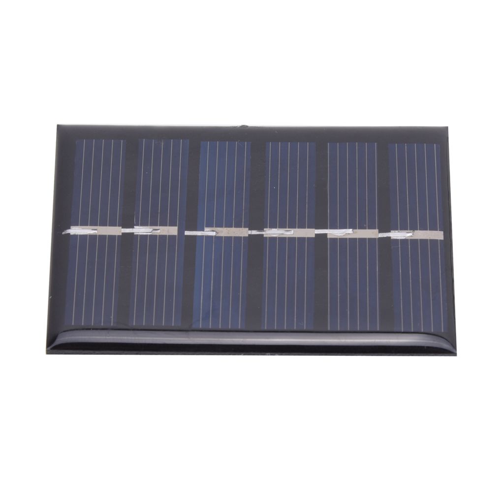 4 Stück 3V 0,3W polykristallines Silizium DIY-Sicherheitssolarladepanel mit Kabel 65x48mm