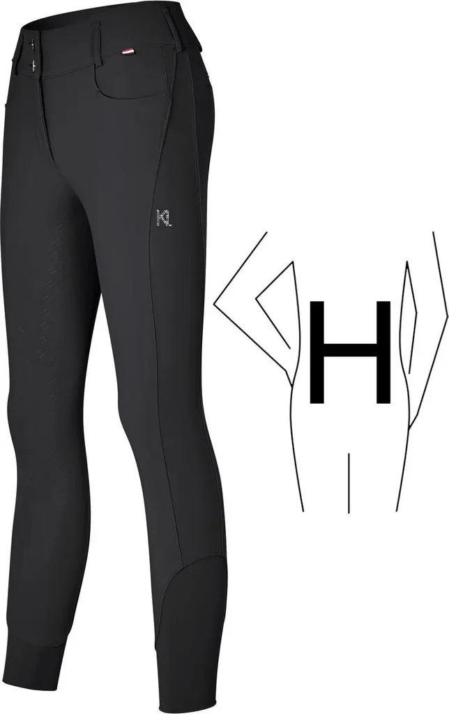 Pantalon d'équitation femme pour le dressage Kingsland KLKira Vollgrip