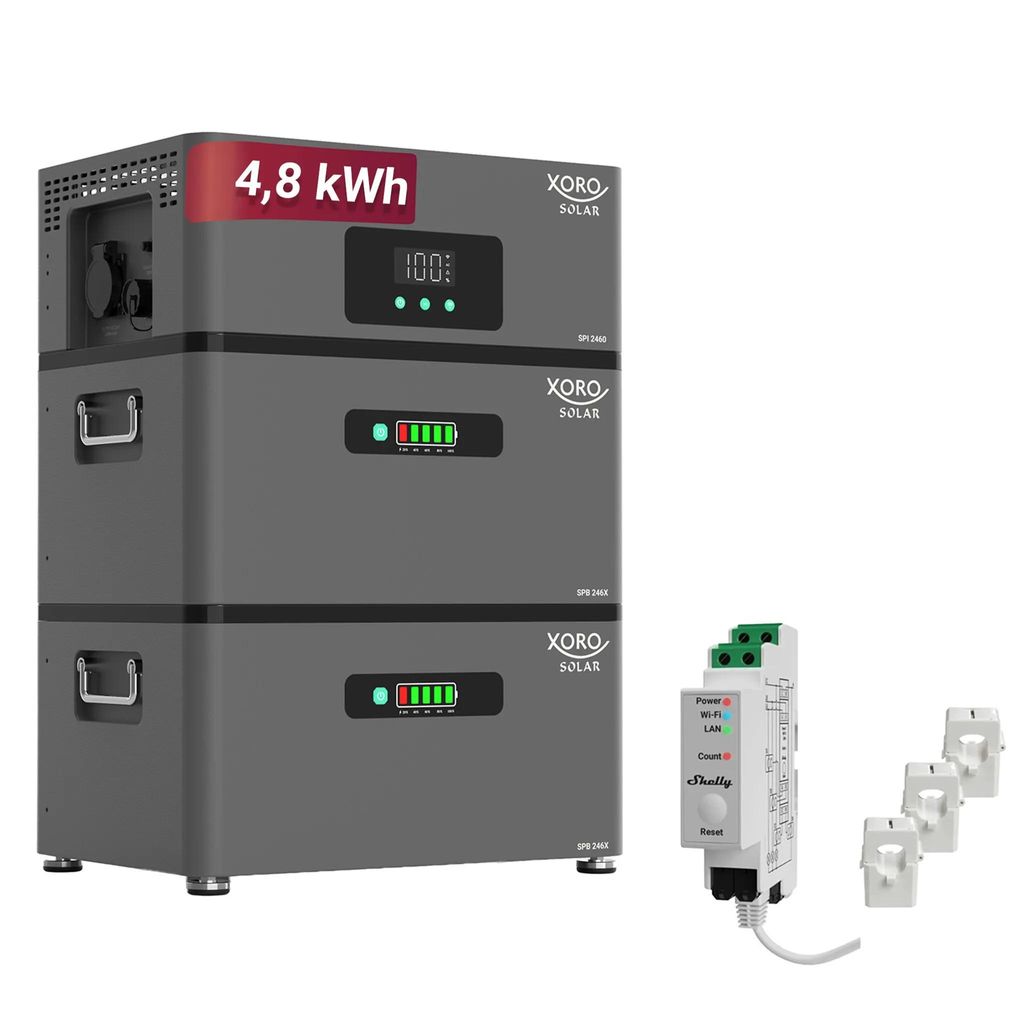 XORO SOLAR ATLAS-E 4.8 kWh Stromspeicher mit Shelly Pro 3 Produktbild 